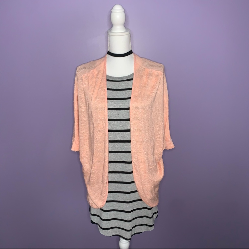 FINAL PRICE!!  Say What? Coral Cocoon Cardigan